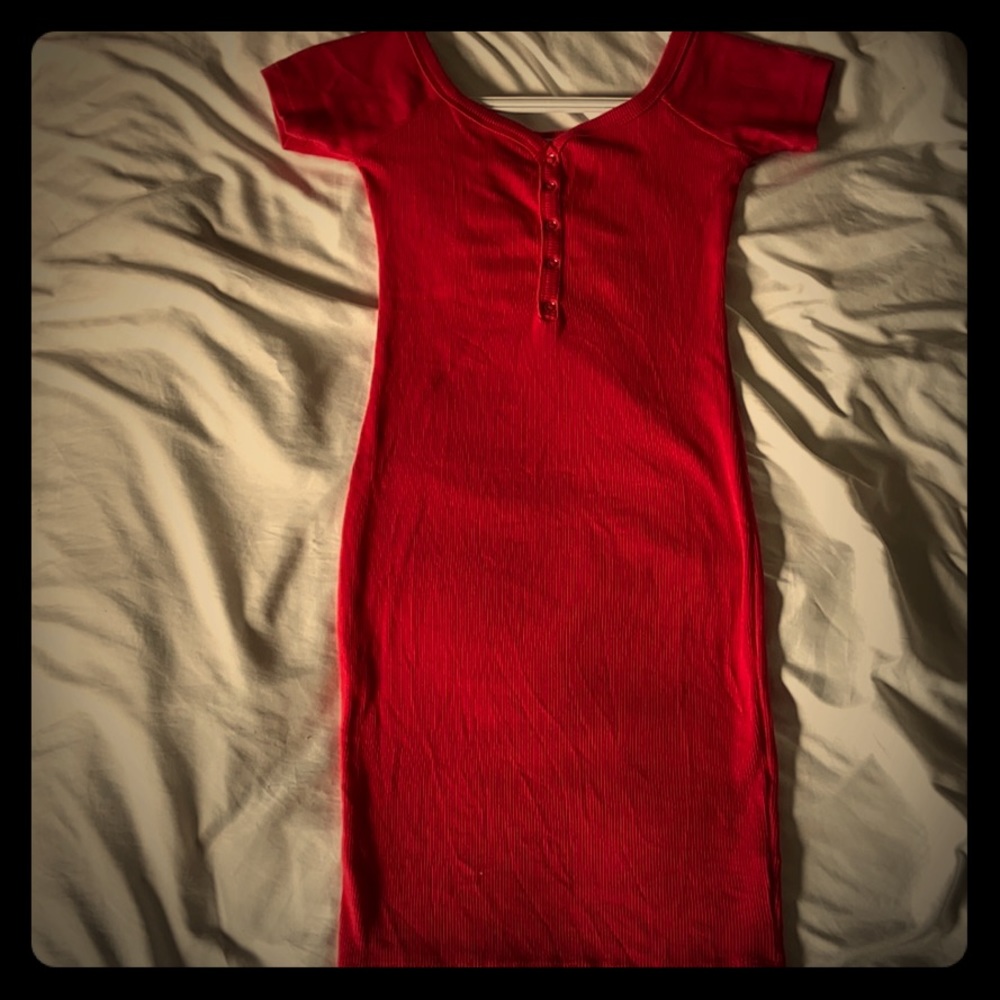 Red dress